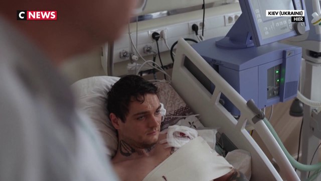 Les combattants ukrainiens blessés