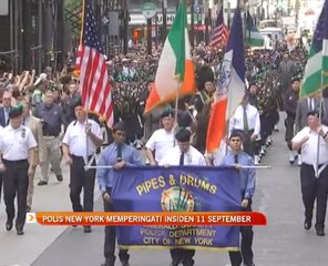 Polis New York memperingati insiden 11 September