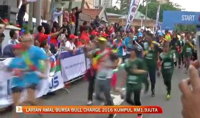 Larian amal Bursa Bull Charge 2016 kumpul RM1.9 juta