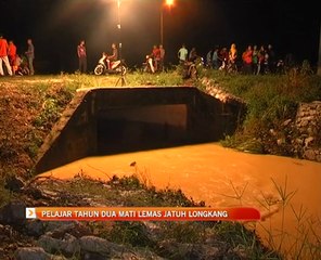 Murid tahun dua mati lemas jatuh longkang