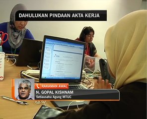 Dahulukan pindaan akta kerja