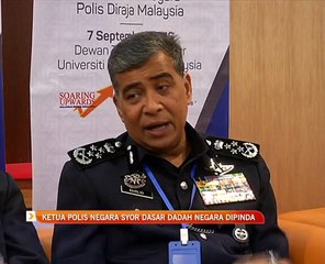 Ketua Polis Negara syor dasar dadah negara dipinda