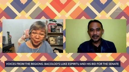 Senatorial bet Luke Espiritu: 'Ilonggos can’t be fooled'