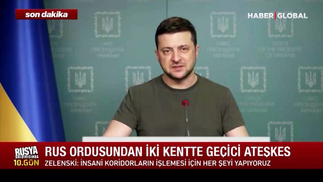 Son dakika! Zelenski Ukrayna halkına seslendi: Yakında halkımıza şunu söyleyebileceğimize eminim: Geri dönün!