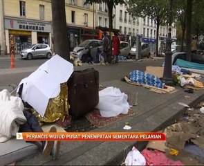 Perancis wujud pusat penempatan sementara pelarian