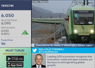 Perkhidmatan rel MMMSL di Mekah mula operasi Jumaat