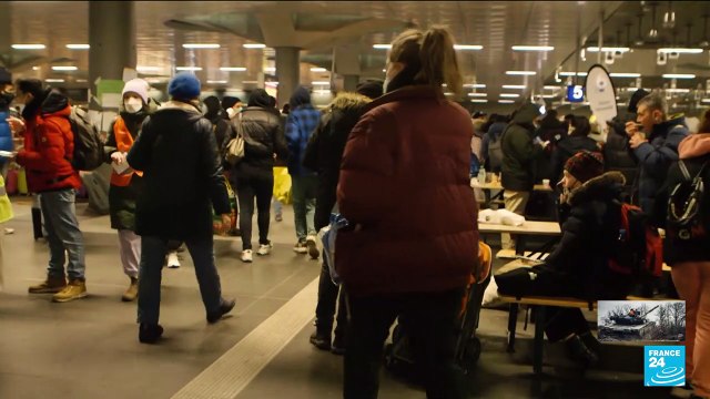 À Berlin, les réfugiés ukrainiens arrivent en masse