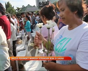 Majlis memperingati mangsa serangan bom di Davao