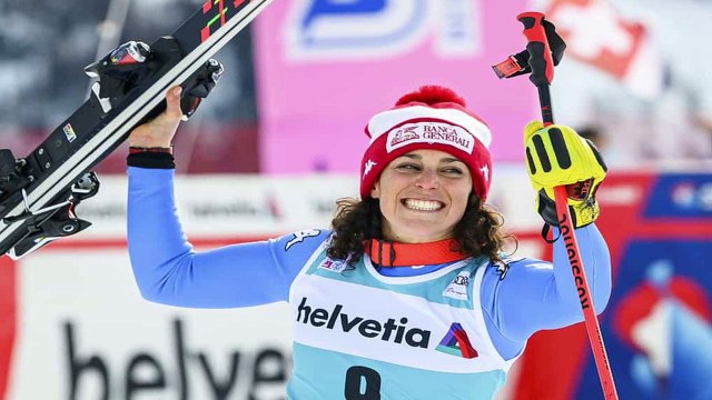 Federica Brignone fa ancora festa storico trionfo nella coppa di Super-G