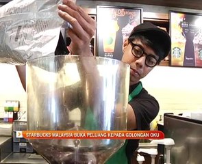 Starbucks Malaysia buka peluang kepada golongan OKU