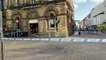 WATCH: Huge police cordon outside Boots and Starbucks on Albion Street Trinity Leeds on Saturday