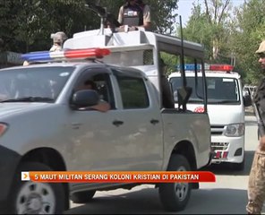 Lima maut militan serang koloni Kristian di Pakistan