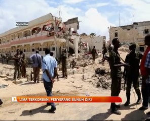 Lima terkorban, penyerang bunuh diri