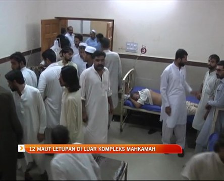 12 maut letupan di luar kompleks mahkamah