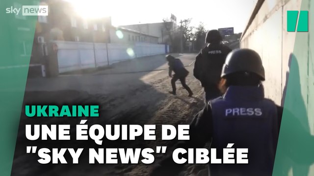 Guerre en Ukraine: des journalistes britanniques visés par des tirs