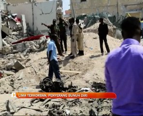 Lima terkorban, penyerang bunuh diri