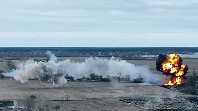 Ukrayna Savunma Bakanlığı paylaştı! Rus helikopteri böyle düşürüldü