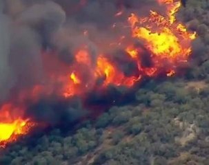 700 evacuated in California brush fire