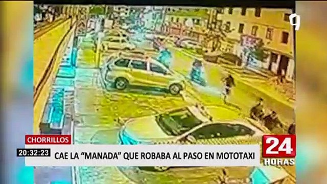Chorrillos: capturan a banda que asaltaba bajo la modalidad de 'manada' en mototaxis