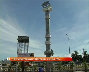 Tugu memperingati tragedi Bah Kuning 2014