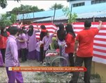 Anak istimewa teruja hasilkan bendera Jalur Gemilang