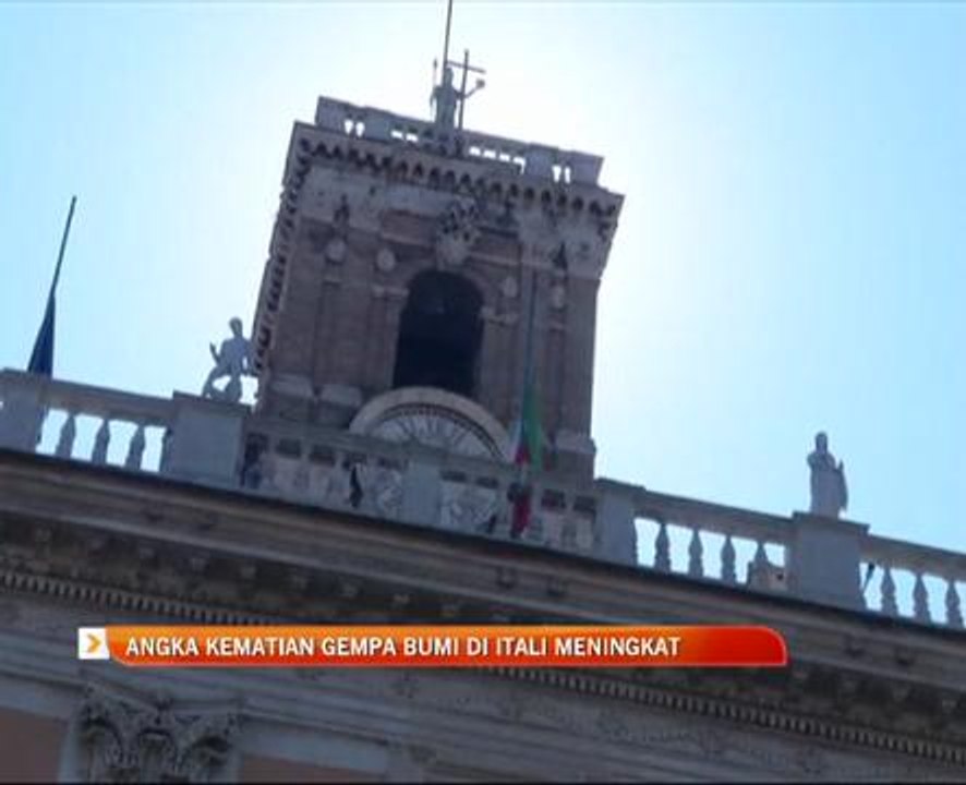 Angka kematian gempa bumi di Itali meningkat