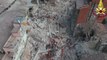 Drone footage shows quake devastation in Italian town