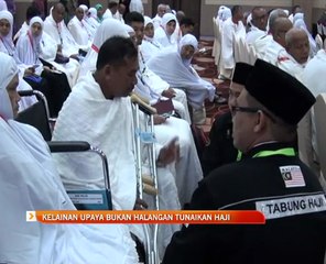 Kelainan upaya bukan halangan tunaikan haji