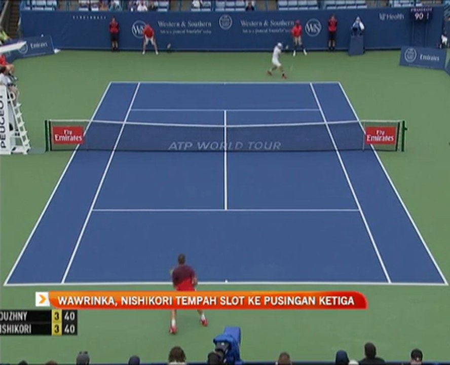 Stanislas Wawrinka,  Kei Nishikori tempah slot...