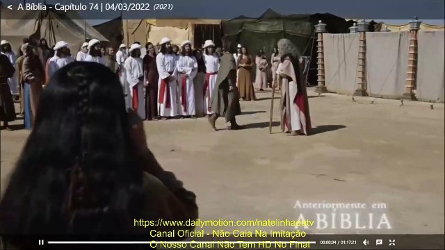 NOVELA A BÍBLIA - Cap 74 - 04/03/2022 - SEM INTERVALO - PARTE 1