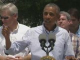 Barack Obama visits flood-stricken Louisiana, vows continuous support