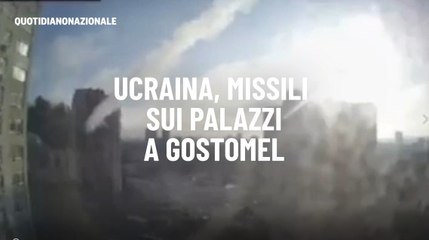 Ucraina, missili sui palazzi a Gostomel