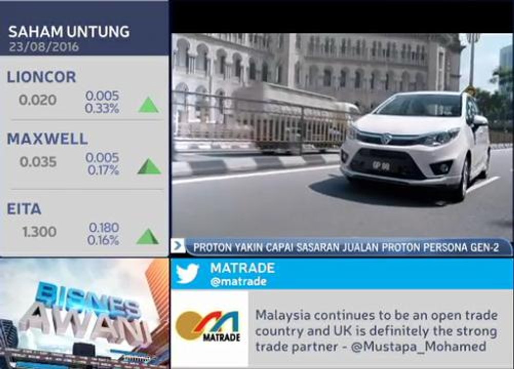 Proton yakin capai sasaran jualan Proton Persona Gen-2