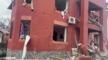 Rusya Bila Tserkva kentinde yerleşim yerini vurdu