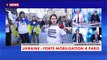 A Paris, la place de la République se remplit en soutien au peuple ukrainien