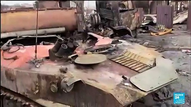 EN IMAGES : l'Ukraine après dix jours de conflit