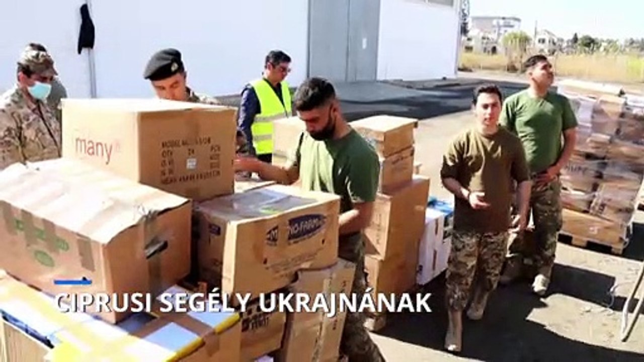 Ciprusi segély Ukrajnának