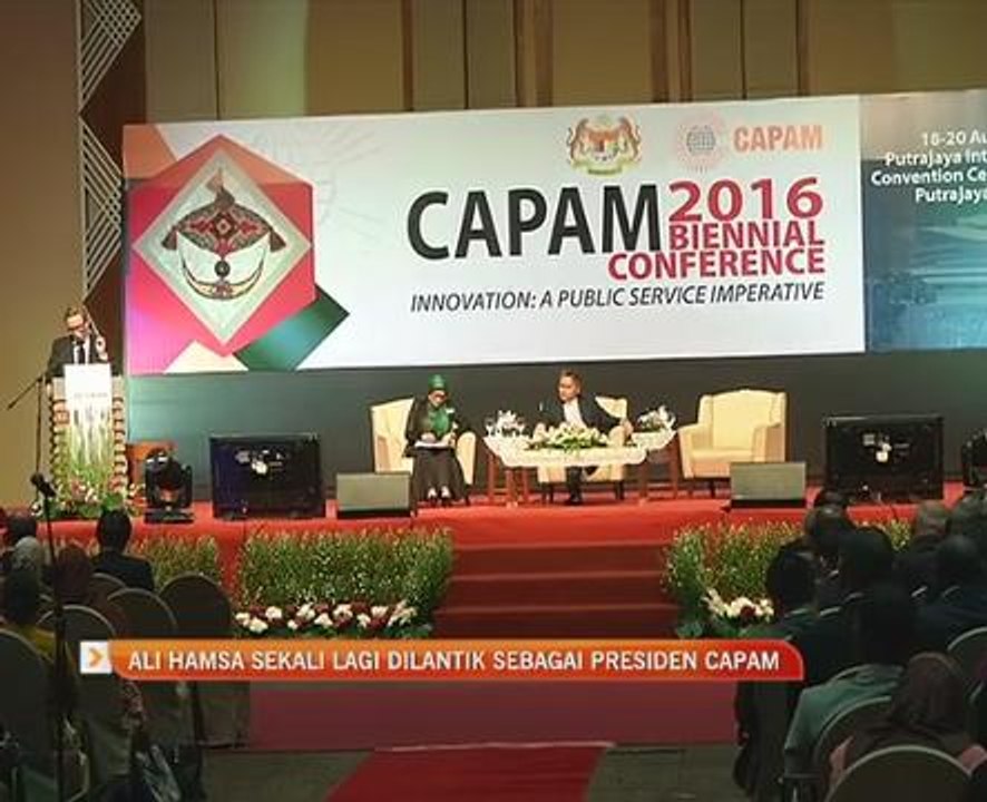 Ali Hamsa sekali lagi dilantik sebagai Presiden CAPAM