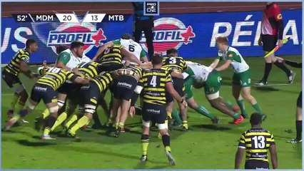 PRO D2 - Résumé Stade Montois Rugby-US Montalbanaise: 27-23 - J23 - 2021-2022
