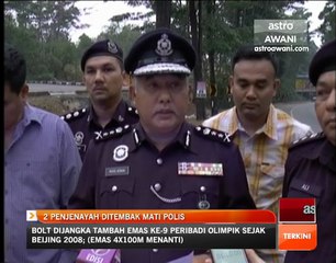 Dua penjenayah ditembak mati polis