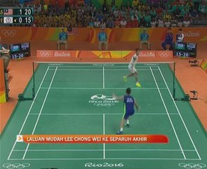 Laluan mudah Lee Chong Wei ke separuh akhir