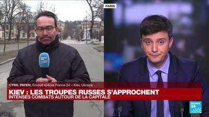 Guerre en Ukraine : Kiev "transformée en ville fantôme"