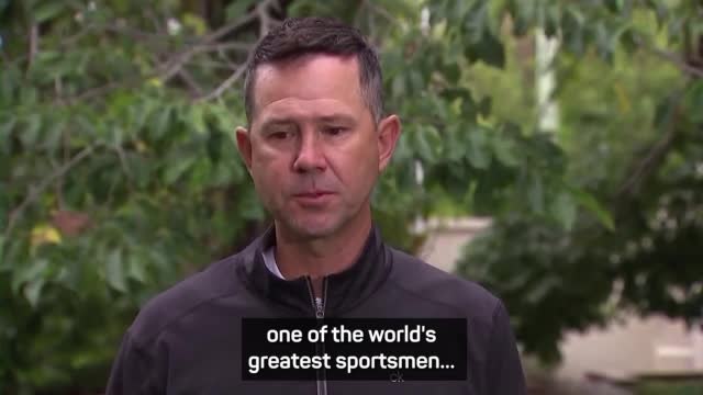 Ponting breaks down paying tribute to 'one of the all-time greats' Warne