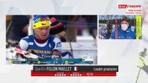 Fillon Maillet  : «Je suis 100% satisfait du résultat» - Biathlon - CM (H)