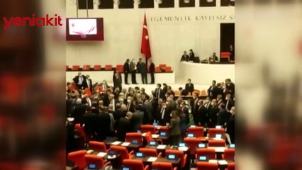 TBMM'de kavga! CHP'li vekil MHP'li vekile saldırdı