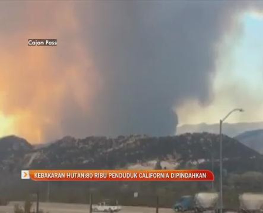 Kebakaran hutan: 80 ribu penduduk California dipindahkan