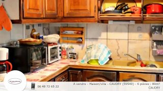 A vendre - Maison/villa - CAUDRY (59540) - 6 pièces - 80m²