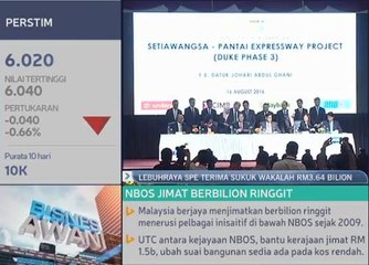 Lebuhraya SPE terima Sukuk Wakalah RM3.64 bilion