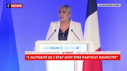 Скачать видео: Marine Le Pen : «Le pire du quinquennat d'Emmanuel Macron c'est la division des Français»