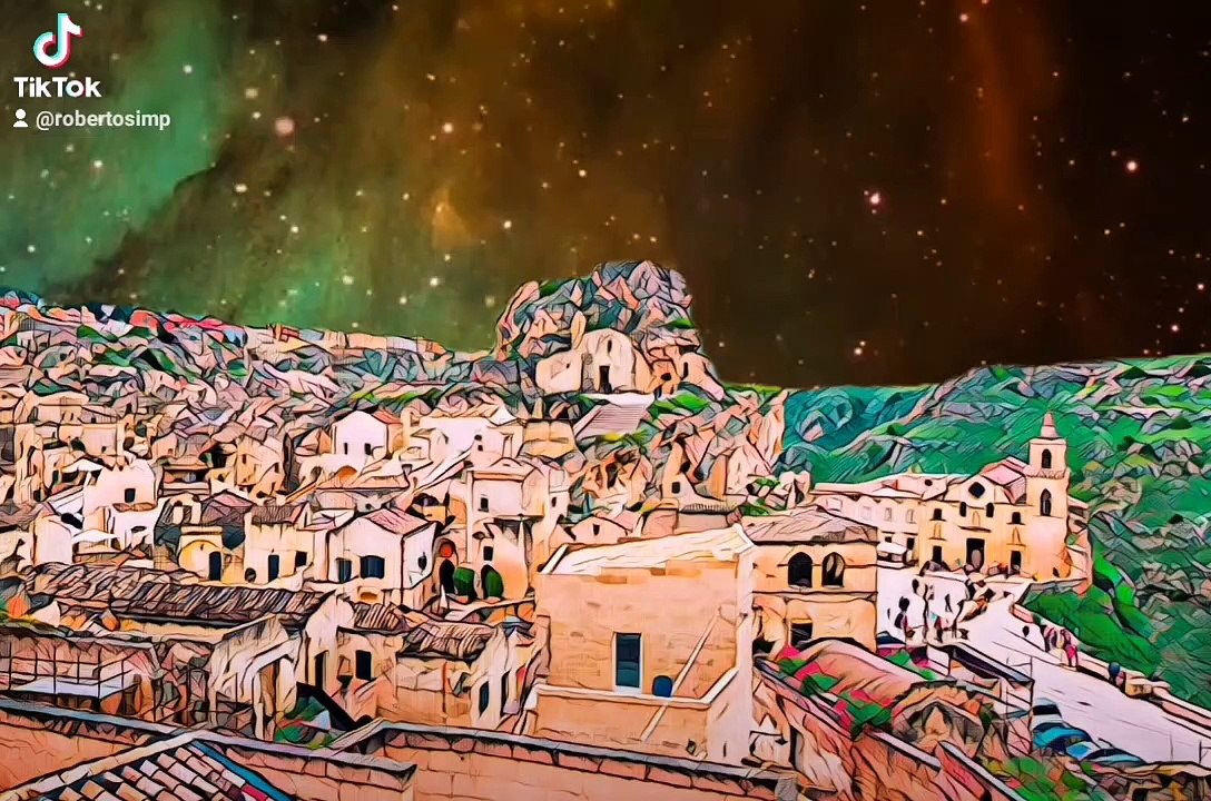 Town and sky